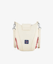 MLB Los Angeles Dodgers Crossbody Bag With Baseball Seam