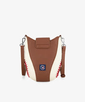 MLB Los Angeles Dodgers Crossbody Bag With Baseball Seam