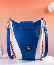 MLB Los Angeles Dodgers Crossbody Bag With Baseball Seam