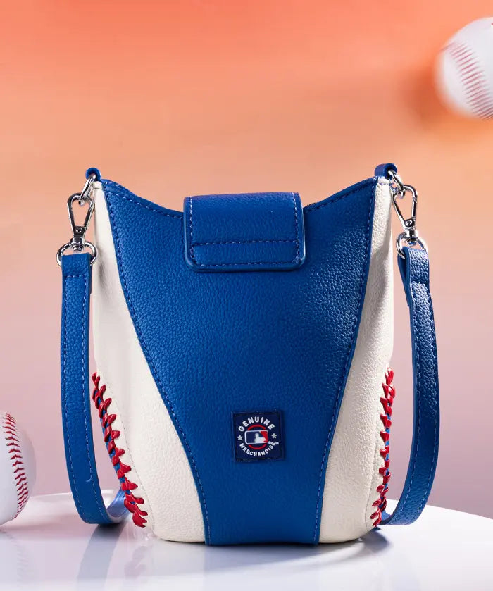 MLB Los Angeles Dodgers Crossbody Bag With Baseball Seam