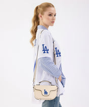 MLB Los Angeles Dodgers Flap Crossbody Bag with Top Handle