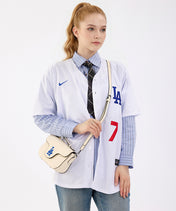 MLB Los Angeles Dodgers Flap Crossbody Bag with Top Handle