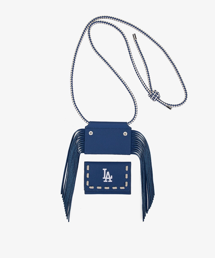 MLB Los Angeles Dodgers Fringe Crossbody Card Holder
