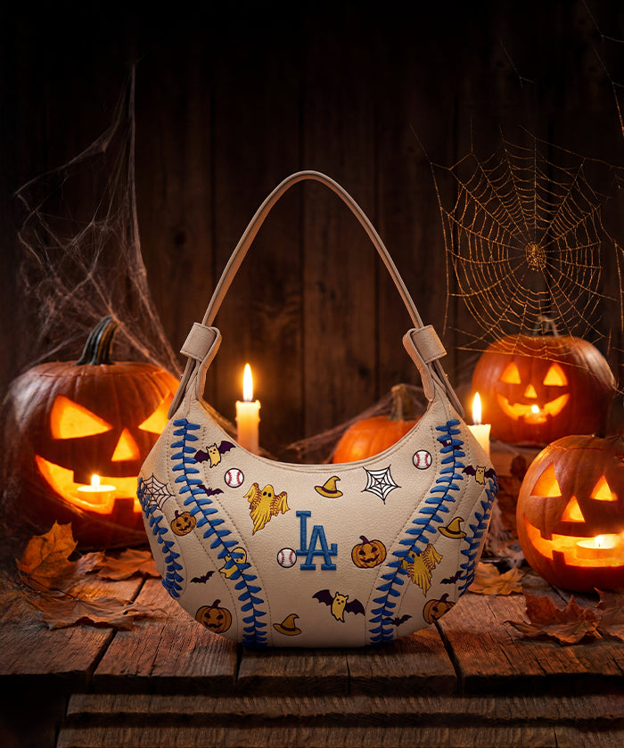 MLB Los Angeles Dodgers Halloween Stitch Hobo – Curveball(Preorder)
