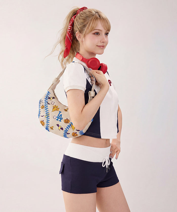 MLB Los Angeles Dodgers Halloween Stitch Hobo – Curveball(Preorder)