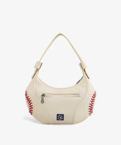 MLB Los Angeles Dodgers Hobo Bag With Baseball Seams