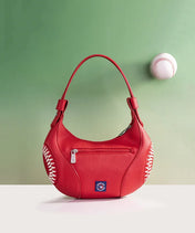 MLB Los Angeles Dodgers Hobo Bag With Baseball Seams