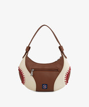 MLB Los Angeles Dodgers Hobo Bag With Baseball Seams