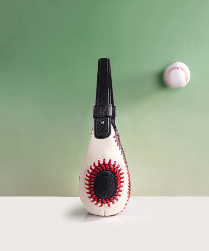 MLB Los Angeles Dodgers Hobo Bag With Baseball Seams