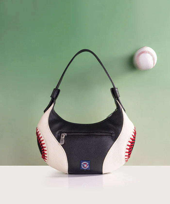 MLB Los Angeles Dodgers Hobo Bag With Baseball Seams