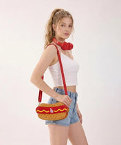 MLB Los Angeles Dodgers Hot Dog Crossbody Bag (Pre-Order)
