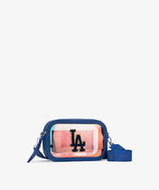 MLB Los Angeles Dodgers Iridescent Clear Crossbody Bag