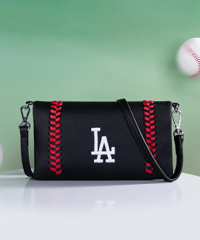 MLB Los Angeles Dodgers Leather Crossbody Purse