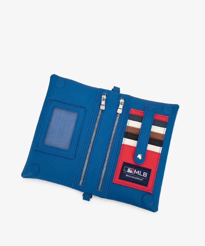 MLB Los Angeles Dodgers Leather Crossbody Purse