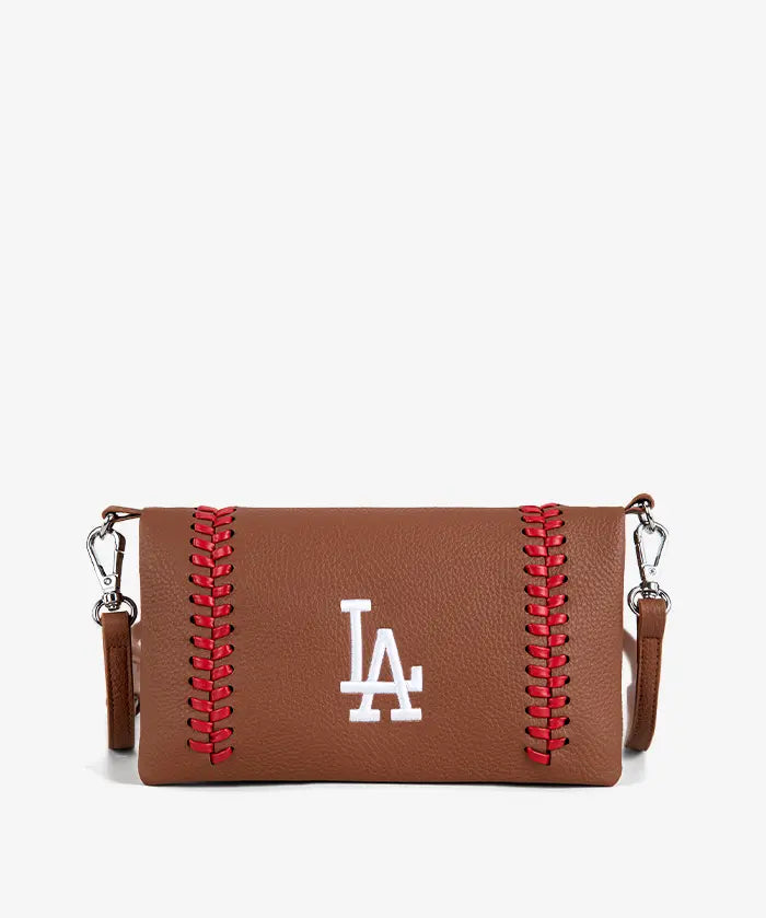 MLB Los Angeles Dodgers Leather Crossbody Purse