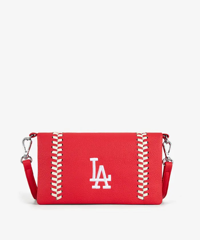 MLB Los Angeles Dodgers Leather Crossbody Purse