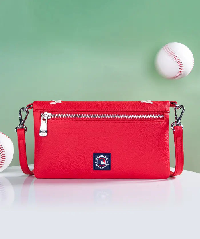 MLB Los Angeles Dodgers Leather Crossbody Purse