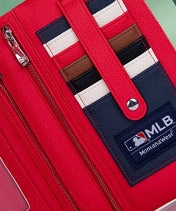 MLB Los Angeles Dodgers Leather Crossbody Purse