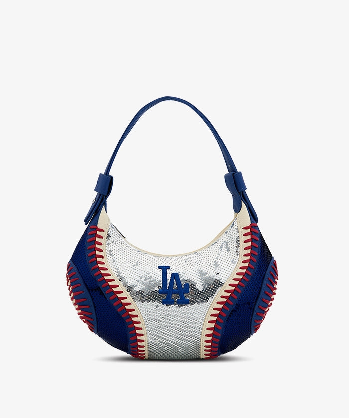 MLB Los Angeles Dodgers Sequin Stitch Hobo - Curveball