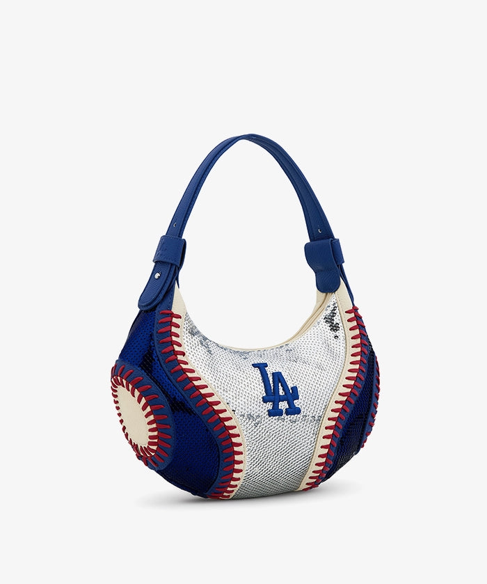 MLB Los Angeles Dodgers Sequin Stitch Hobo - Curveball