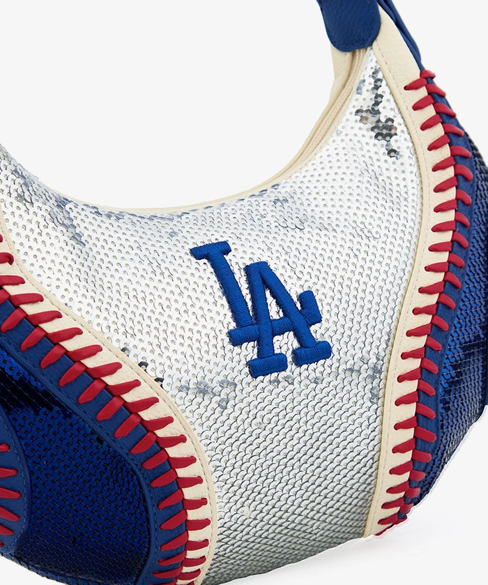 MLB Los Angeles Dodgers Sequin Stitch Hobo - Curveball