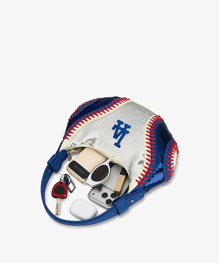 MLB Los Angeles Dodgers Sequin Stitch Hobo - Curveball