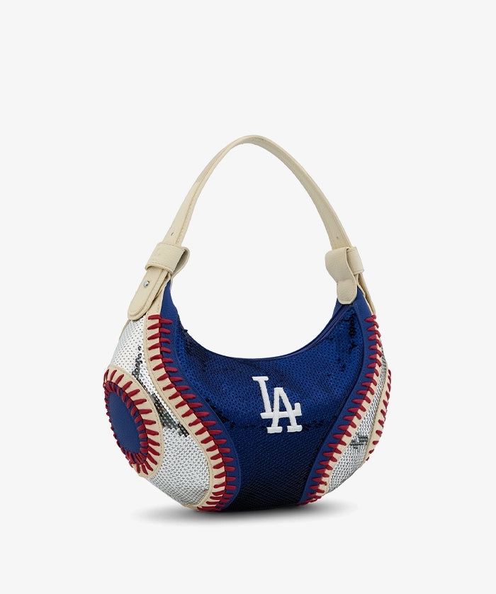 MLB Los Angeles Dodgers Sequin Stitch Hobo - Curveball