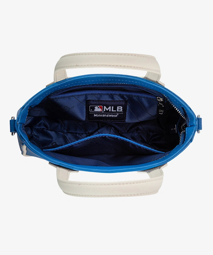 MLB Los Angeles Dodgers Tote Bag with Baseball Coin Pouch
