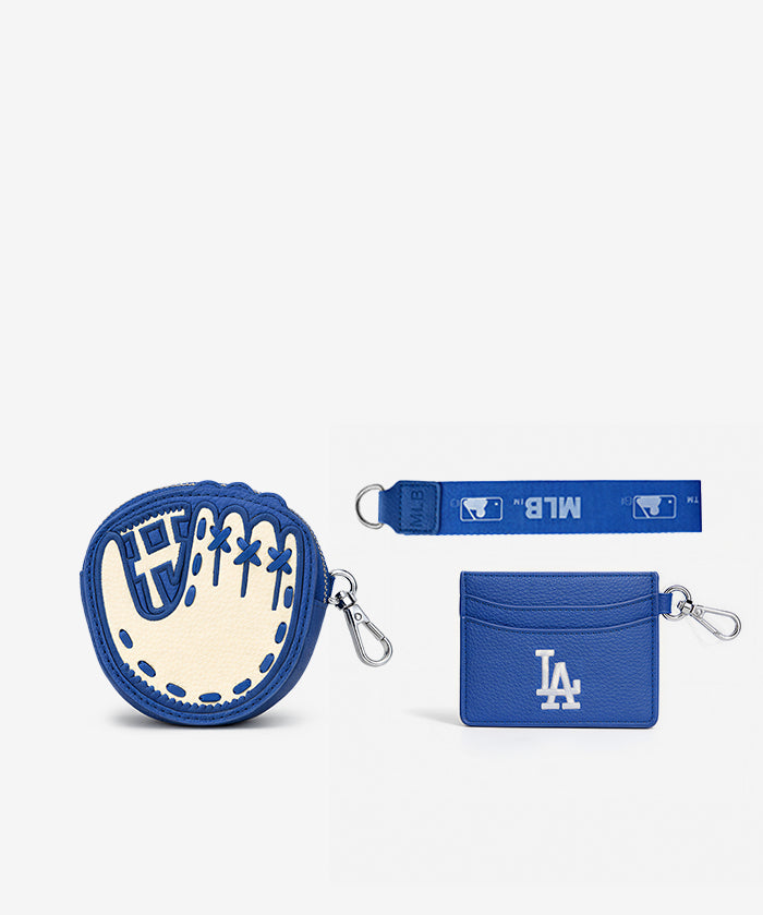 MLB Los Angeles Dodgers Catcher’s Mitt Wristlet Set