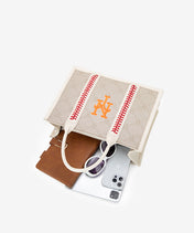 MLB New York Mets Tote Bag with Baseball Stitch