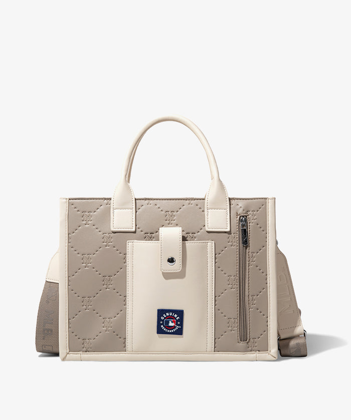 MLB New York Mets Tote Bag with Baseball Stitch