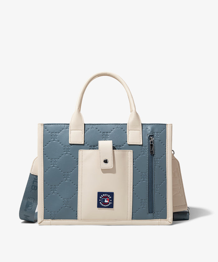 MLB New York Mets Tote Bag with Baseball Stitch