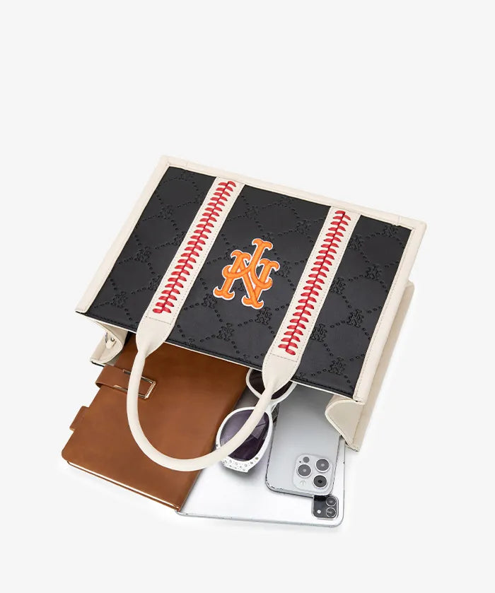 MLB New York Mets Tote Bag with Baseball Stitch