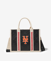 MLB New York Mets Tote Bag with Baseball Stitch