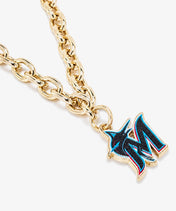 MLB Miami Marlins Baseball Charm Chain