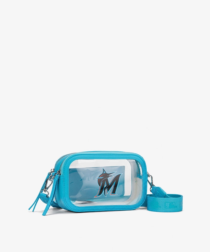 MLB Miami Marlins Clear Crossbody Bag