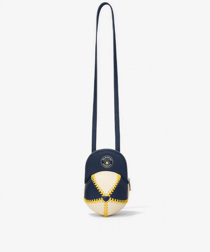 MLB Milwaukee Brewers Baseball Cap Crossbody Purse