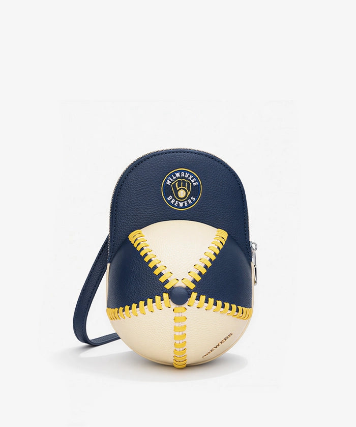 MLB Milwaukee Brewers Baseball Cap Crossbody Purse