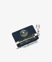 MLB Milwaukee Brewers Card Holder with Baseball Charm