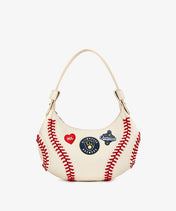 MLB Milwaukee Brewers Championship Stitch Hobo Bag - Curveball