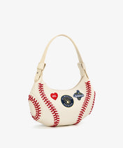 MLB Milwaukee Brewers Championship Stitch Hobo Bag - Curveball