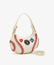 MLB Milwaukee Brewers Championship Stitch Hobo Bag - Curveball