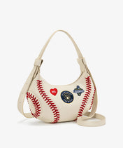 MLB Milwaukee Brewers Championship Stitch Hobo Bag - Curveball