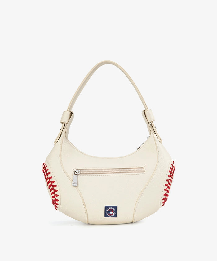 MLB Milwaukee Brewers Championship Stitch Hobo Bag - Curveball