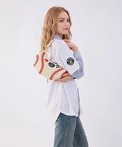 MLB Milwaukee Brewers Championship Stitch Hobo Bag - Curveball