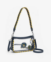 MLB Milwaukee Brewers Clear Bag with Baseball Stitch