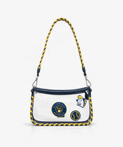 MLB Milwaukee Brewers Clear Bag with Baseball Stitch