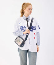 MLB Milwaukee Brewers Clear Crossbody Bag
