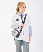 MLB Milwaukee Brewers Clear Crossbody Bag