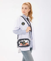 MLB Milwaukee Brewers Clear Crossbody Bag